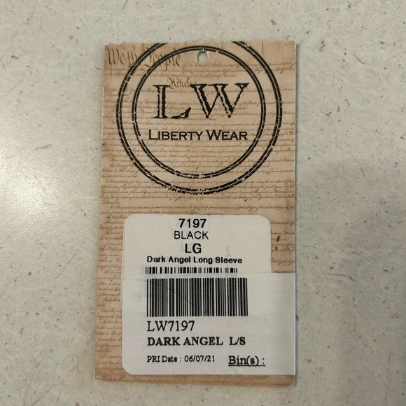 Women’s black long sleeve sexy black top with embellishing - Picture 12 of 13